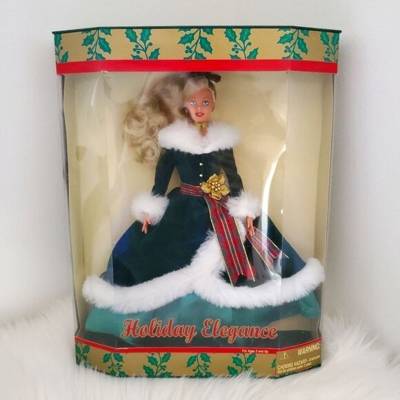 Vintage 2001 Holiday Elegance Barbie New in Box - Picture 7 of 7